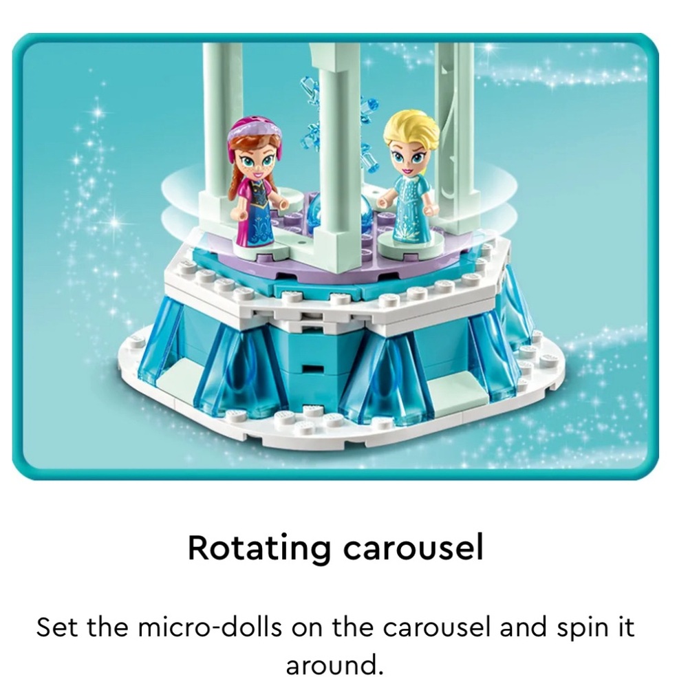 NWT Frozen Ice Castle Playset with Figures Lego Disney 43218 Retired New Ages 6+ - Picture 4 of 9